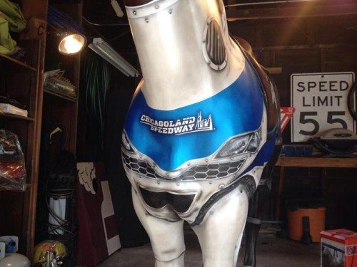 Chicagoland Speedway  & Route 66 Raceway Horse 