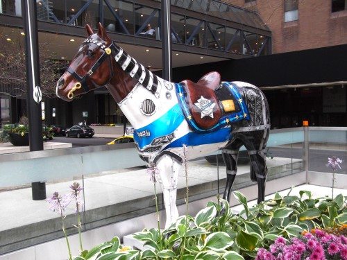 Chicagoland Speedway  & Route 66 Raceway Horse 