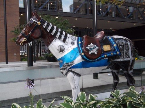 Chicagoland Speedway  & Route 66 Raceway Horse 
