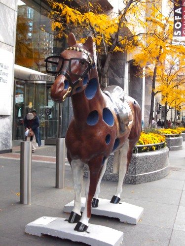 Harry Caray’s 7th Inning Stretch Restaurant & Chicago Sports Museum at Water Tower Place Horse 