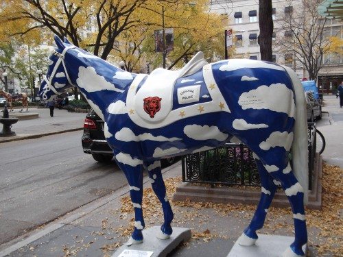 Chicago Bears Horse 