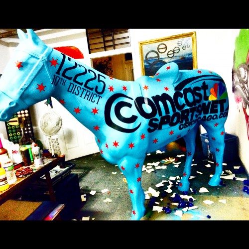 Comcast SportsNet Chicago Horse 