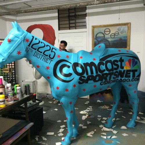 Comcast SportsNet Chicago Horse 